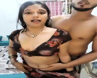 Desi couple suck nd boobs press
